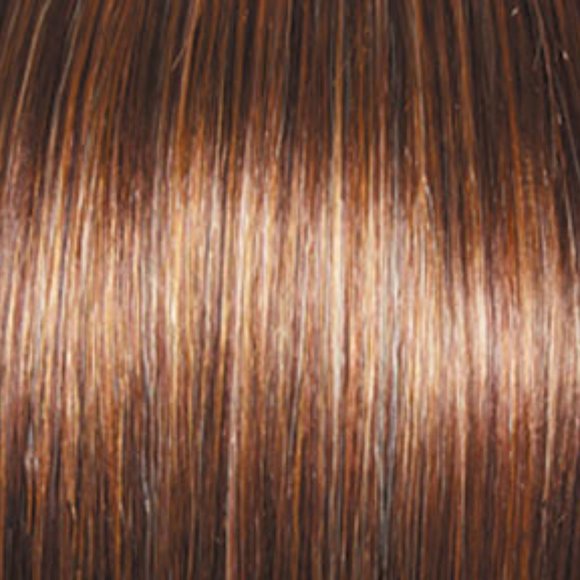 Gabor Red Layered Wig with Feathered Texture - Picture 2 of 6